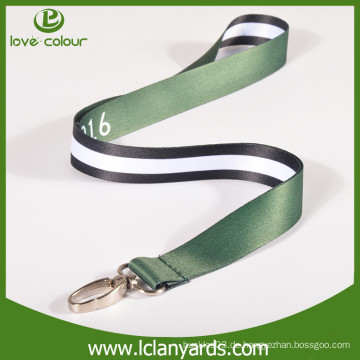 Fabrik Preis Soem benutzerdefinierte Polyester Material Lanyards mit Metall Haken